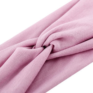 MIO mode sport Yoga bandeau Vintage léopard imprimé extensible bandeau croix noué bandeau coloré femmes large tête enveloppes - Product Image 4