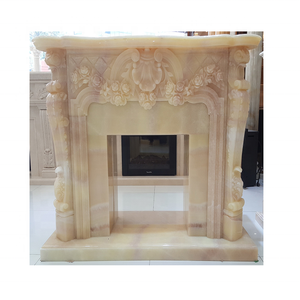 Best Price Crafted Custom Color Marble <b>Fireplace</b> on Sale - Product Image 4