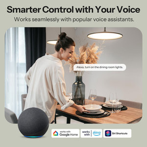 Pour MINI <span class=keywords><strong>DUO</strong></span> Interrupteur intelligent Wi-Fi 2 voies compatible Matter, contrôle double charge, mode relais détachable, compatible Alexa <span class=keywords><strong>Google</strong></span> Home, en polycarbonate - Product Image 6