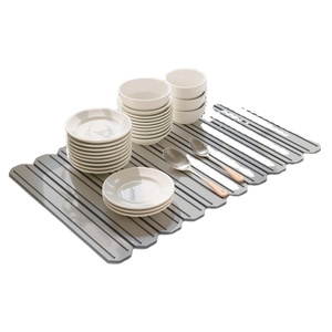 Tapis de séchage pliable en silicone, égouttoir <span class=keywords><strong>à</strong></span> vaisselle enroulable, résistant <span class=keywords><strong>à</strong></span> la chaleur, antidérapant, pour comptoir de cuisine et évier, pour ustensiles - Product Image 3