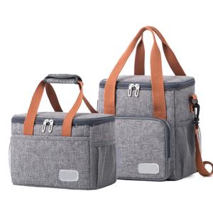 Custom Logo Waterproof Portable Large Capacity Insulated Zipper Lifestyle <b>Camping</b> Picnic Food Lunch <b>Box</b> Cooler Bag for Adult - Product Image 1