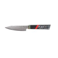 KitchenBliss 3,5 inch Damascus Schilmes 67 Lagen Professioneel Japans Fruitmes Aangepast Utility Mes