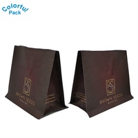 Sacs à fond plat personnalisables avec valve Ziplock à tirette Emballage de grains de café grillé Impression par héliogravure Industrie de l'expédition d'impression alimentaire
