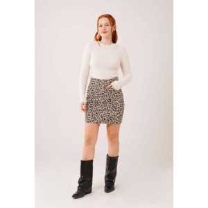 Pull en maille douce et moelleuse à col rond pour femme, manches longues, décontracté, anti-boulochage, 14 Gg - Product Image 4