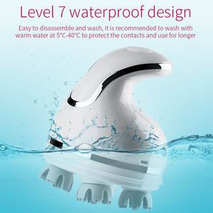 Masseur de tête portable 3D rechargeable et étanche IPX7 Beautyfountain JY-H106 avec vibration et batterie 600 mAh pour un confort optimal - Product Image 2