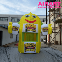 Stand de limonade gonflable personnalisé en forme de citron, stand de concession de boissons gonflable avec impression numérique intégrale