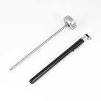100 Degrés Grill Thermomètre Alimentaire Bbq Viande Pointeur Thermomètre Lecture Instantanée Viande Cadran Rond Type Thermomètre