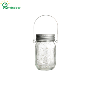 Décor de <span class=keywords><strong>jardin</strong></span> extérieur de Noël, éclairage solaire LED en verre Mason Jar suspendu, 4 pièces, indice de protection IP65 - Product Image 3