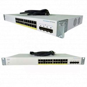 Commutateur Ethernet géré Cisco CBS220-24FP-4X-CN à 24 ports PoE+ Gigabit SFP Uplink, scellé d'usine, neuf - Product Image 2