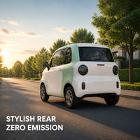 Nouvelle Voiture Électrique Micro-énergétique 4 Places, Véhicule Électrique à Basse Vitesse, Petite Voiture Électrique avec Climatisation pour Usage Familial