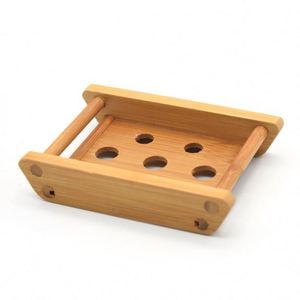 Support à Savon en Bambou Auto-Drainant pour Douche et Cuisine – Vente en Gros - Product Image 1