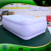 Lit pneumatique gonflable en PVC souple, matelas gonflable gonflable pour îlot de piscine, meubles gonflables