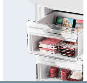 MIJIA 186L Double Door <b>Refrigerator</b> Frost Free/Direct Cooling Home Energy Saving Fridge Silver - Product Image 5