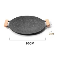 Plaque de Cuisson en Fonte pour Barbecue, Gril, Viande, Réchaud à Gaz et Induction, Poêle à Frire pour le Camping en Plein Air, Fournitures de BBQ