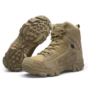 Zapatos de escalada de montaña al aire libre de alta calidad de cuero, <span class=keywords><strong>calzado</strong></span> de senderismo para el desierto, Botas de senderismo impermeables para hombres - Product Image 2