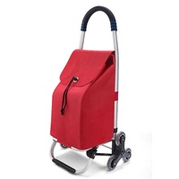 Chariot de supermarché pliable pour légumes, Logo personnalisé à 6 roues, sac de courses Durable, utilisation quotidienne, chariot de marché