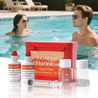 Réactif de test de chlore résiduel à haute concentration JUBWAY, forme 1-30 mg/L, DPD, 2 flacons/kit, 240 tests, pureté 99 %, certifié CE