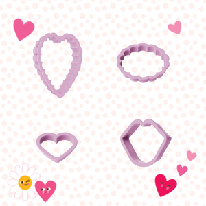 Ensemble de découpoirs à biscuits pour la Saint-Valentin, formes de cœur, de lèvres, d'ours en peluche, de <span class=keywords><strong>lama</strong></span>, moule à biscuits en plastique pour la décoration d'anniversaire et de mariage - Product Image 4