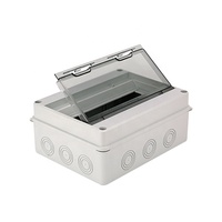 Boîtier de commutation MCB étanche IP65 en plastique ABS pour extérieur HT-12 voies, panneau de commutation, boîtier d'instruments électroniques étanche