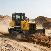 Bulldozer sur chenilles SD08, 7500 kg, 70 kW, pour le marché sud-américain, petite machine de construction, équipement de terrassement