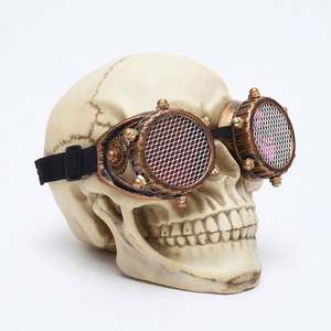 Gafas de Sol Góticas Steampunk Vintage Unisex con Logotipo Personalizado al por Mayor, Gafas Punk con Engranajes, Gafas de Sol para Cosplay y Fiestas - Product Image 4