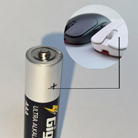 Pile alcaline numérique ultra-performante LR6 taille AA 1,5 V AM3, pile sèche primaire pour appareils ménagers, jouets éducatifs et stockage d'énergie
