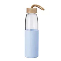 Botella de agua de vidrio borosilicato, con tapa de cristal, nuevo producto