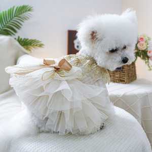 ONESTEP Fabricante Atacado Personalizado New Pet Roupas Clássicos do Inverno Estilo Poliéster Dream Star <span class=keywords><strong>Dress</strong></span> para Cães Gatos Carta - Product Image 3
