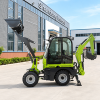 4x4 Backhoe Loader Baru Mesin Backhoe Baru Backhoe Baru untuk Dijual