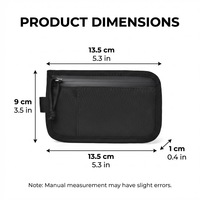Porte-clés multifonction étanche X-pac transfrontalier, porte-cartes RFID, porte-monnaie pour écouteurs, porte-carte d'identité léger