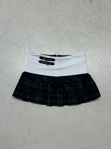 กระโปรงมินิเอวพับได้สำหรับผู้หญิง สไตล์หวานๆ ลายพิมพ์ดิจิทัลสีสันสดใส กระโปรงฤดูใบไม้ร่วง - Product Image 2