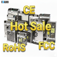 ESANN CE RoHS FCC Convertisseur d'alimentation à découpage AC/DC 5V 12V 24V SMPS Transformateur DC pour l'industrie de la vidéosurveillance et de l'éclairage LED