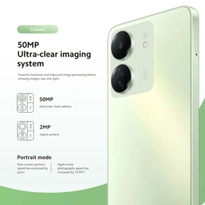 Téléphone Intelligent 4G <span class=keywords><strong>Xiaomi</strong></span> <span class=keywords><strong>Redmi</strong></span> 13C Global, 6 Go+128 Go, Écran 6.74 Pouces, <span class=keywords><strong>MIUI</strong></span> 14, MediaTek Helio G85 Octa Core 2.0 GHz - Product Image 4