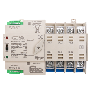 Interruptor de Transferencia Automática GEYA W2R-100 II 63A 4P 400V AC para Generador y Energía Eléctrica Urbana, Original, Nuevo y con Certificación CE - Product Image 2