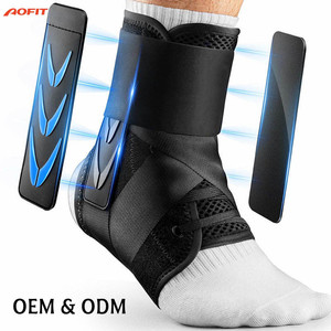 Attelle de <span class=keywords><strong>cheville</strong></span> légère et soyeuse au toucher, avec sangles de compression croisées, anti-torsion, pour le tennis, l'entraînement et le sport - Product Image 1