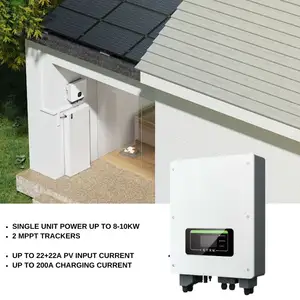 Freida personalizzato EU monofase 3-6KW parallelo e off-grid all-in-one inverter solare ibrido sistema di energia solare MPPT