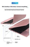 Harga Pabrik Notebook Mini Saku 14 Inch Warna Pink Intel Celeron Untuk Bisnis Laptop Portabel Layar HD 32G+2TB SSD Windows 10/11