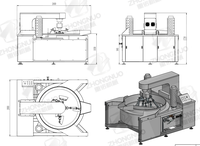 Machine de cuisson industrielle automatique pour sauce confiture sirop agitation planétaire chemisé bouilloire de cuisson gaz vapeur chauffage pour boulangerie