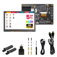 Layar Sentuh HD 5 inci-D 1024*600 IPS Kompatibel dengan Raspberry Pi/BB Black, Dll