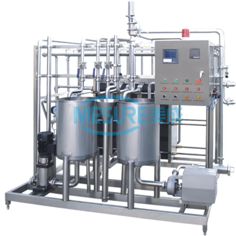 Mesin pasteurisasi susu UHT 100l/200l/300L untuk mesin pengolahan susu pasteurisasi