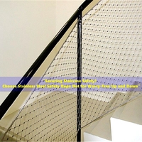 Meilleure vente Alibaba : Balustrade en treillis métallique tissé en acier inoxydable SUS316, avec sangle de sécurité renforcée, pour cloisonnement