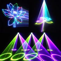 10W RGB Laser Tête Mobile ILDA 3d Pleine Couleur Luces Laser Para Dj Animation Laser Lumière pour Dj Night Club