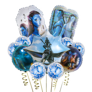 Globos de película de aluminio de <span class=keywords><strong>Avatar</strong></span>, decoraciones de escena temática para <span class=keywords><strong>Avatar</strong></span>, suministros de fiesta de cumpleaños, globos de celebración - Product Image 3