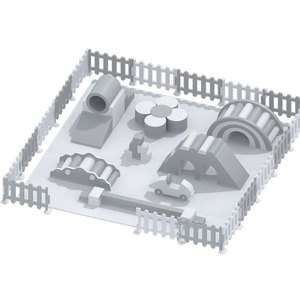 Set de Juegos de Plástico para Interiores con Túnel, Tobogán y Arco de Escalada para Niños, Zona de Juegos en Casa - Product Image 1