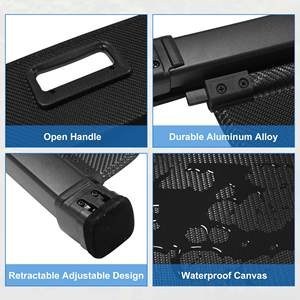 Estante de paquete trasero retráctil OEM para <span class=keywords><strong>Audi</strong></span> <span class=keywords><strong>Q7</strong></span> 2010-2015, cubierta de carga Interior de carbono, piezas de repuesto para equipaje, accesorio, modelo apto - Product Image 4