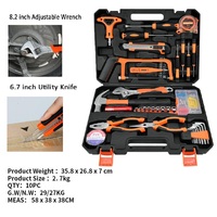 Ensemble de 45 outils multifonctionnels pour la maison, kit d'outils de mécanicien, boîte à outils portable, kit d'outils ménagers, vente chaude, ensembles d'outils groupés