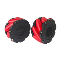 Roue Mecanum omnidirectionnelle en PU de 8 pouces, diamètre extérieur de 203 mm, charge de 500 kg