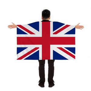 Bon marché Football Fans ANGLETERRE PORTABLE CAPE BODY FLAG Union Jack Flag 5X3 Ft - Product Image 2