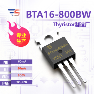 Tiristor <span class=keywords><strong>BTA16</strong></span> menos <span class=keywords><strong>800BW</strong></span> 60mA TO menos 220 800V 50mA Nuevo de Fábrica Original en Stock - Product Image 2