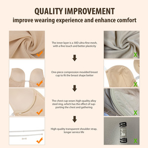 Fajas moldeadoras Para mujer vô hình giảm béo cơ thể phù hợp với Womens hình dạng mặc cơ thể mỏng phù hợp với Shapewear bodysuit thong cho phụ nữ - Product Image 4